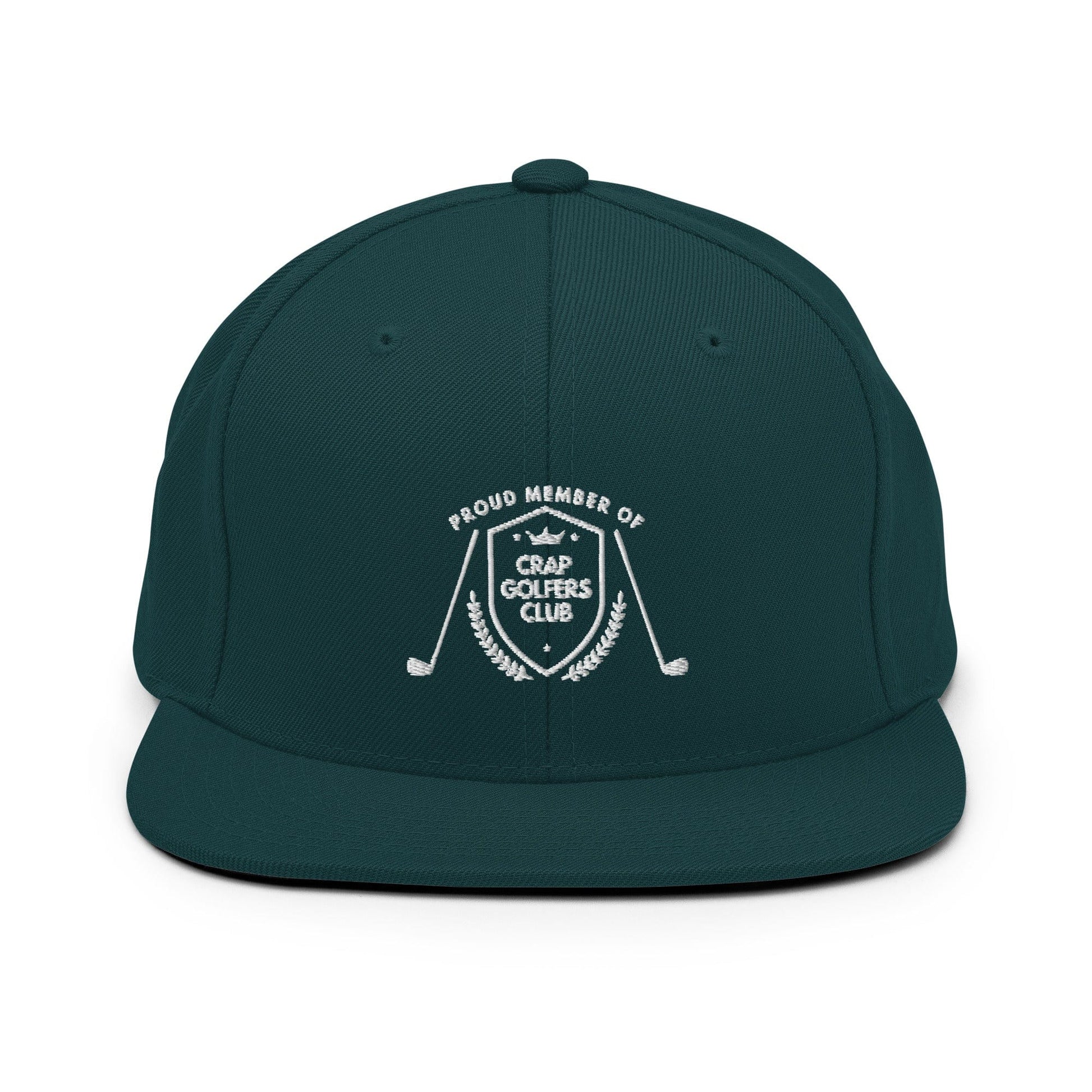 Funny Golfer Gifts  Snapback Hat Spruce Crap Golfers Club Snapback Hat