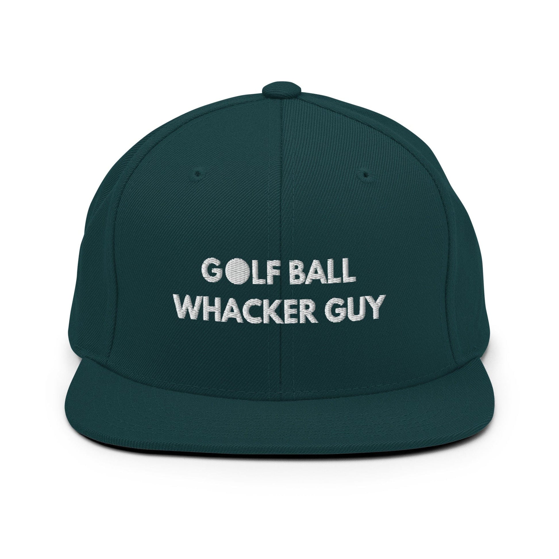 Funny Golfer Gifts  Snapback Hat Spruce Golf Ball Whacker Guy Hat Snapback Hat