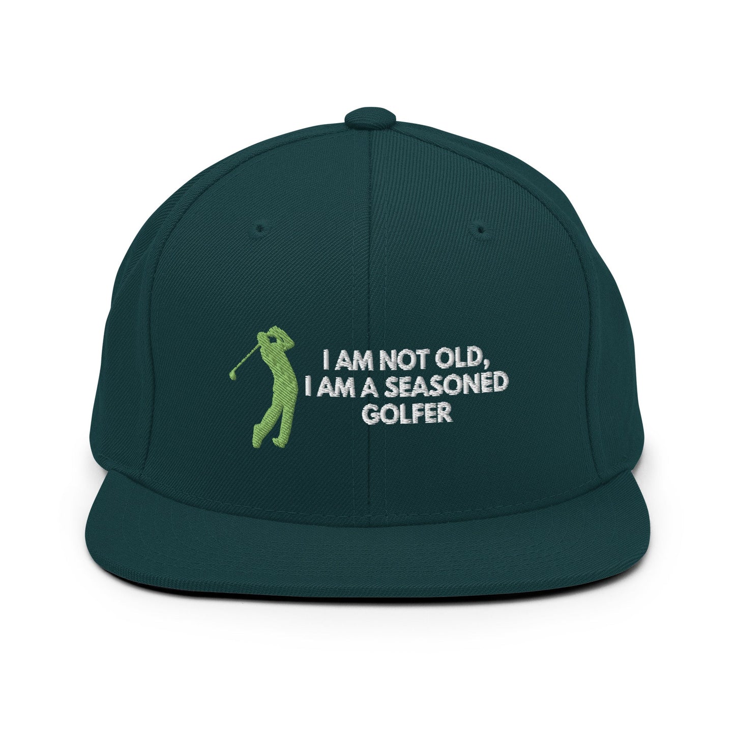 Funny Golfer Gifts  Snapback Hat Spruce Im Not Old I Am A Seasoned Golfer Hat Snapback Hat
