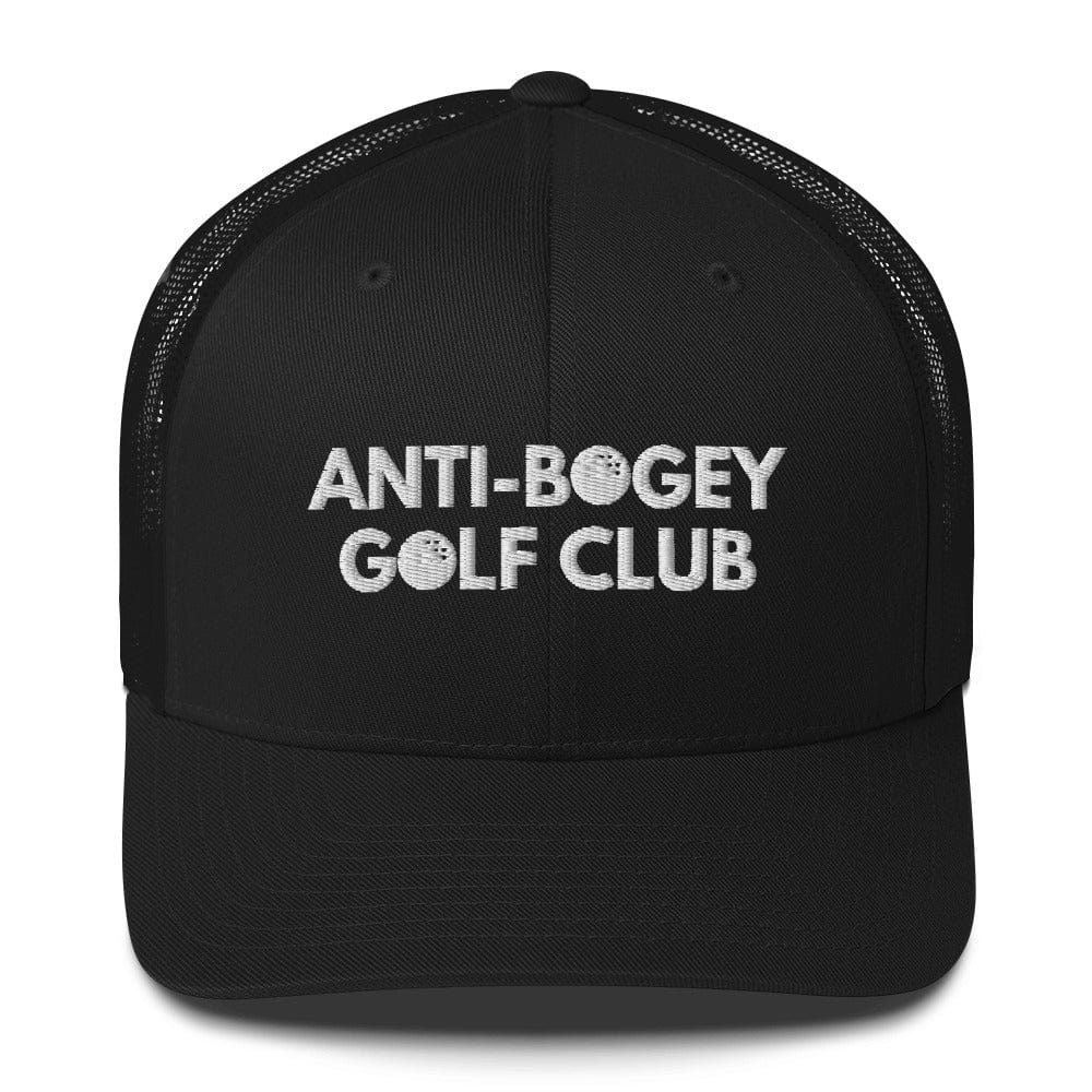 Funny Golfer Gifts  Trucker Hat Black Anti-Bogey Golf Club Hat Trucker Hat