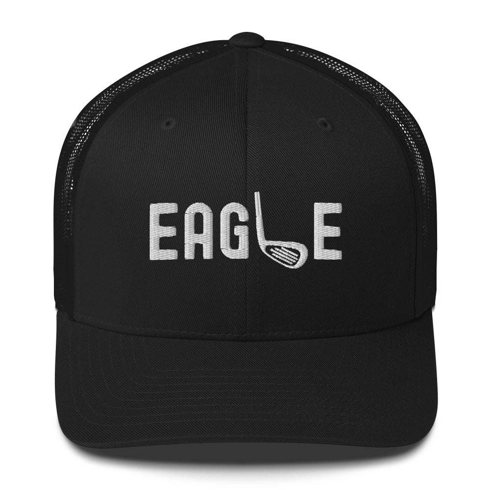 Funny Golfer Gifts  Trucker Hat Black Eagle Hat Trucker Hat