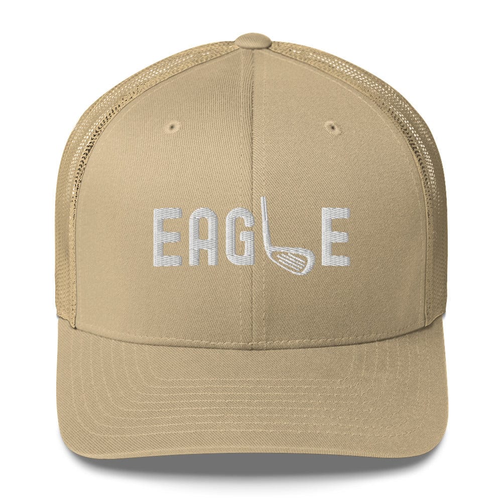 Funny Golfer Gifts  Trucker Hat Khaki Eagle Hat Trucker Hat