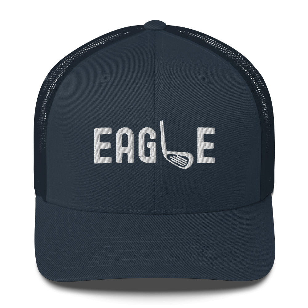 Funny Golfer Gifts  Trucker Hat Navy Eagle Hat Trucker Hat