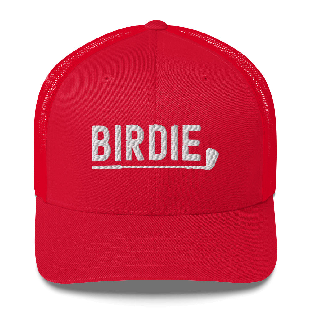 Funny Golfer Gifts  Trucker Hat Red Birdie Hat Trucker Hat