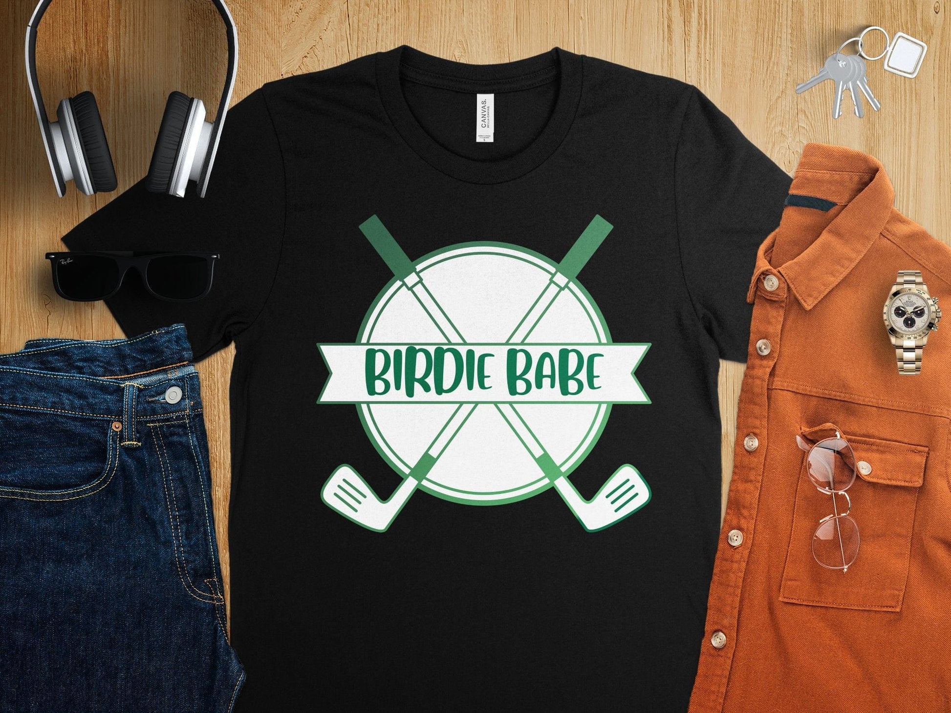 Funny Golfer Gifts  TShirt Birdie Babe Golf T-Shirt