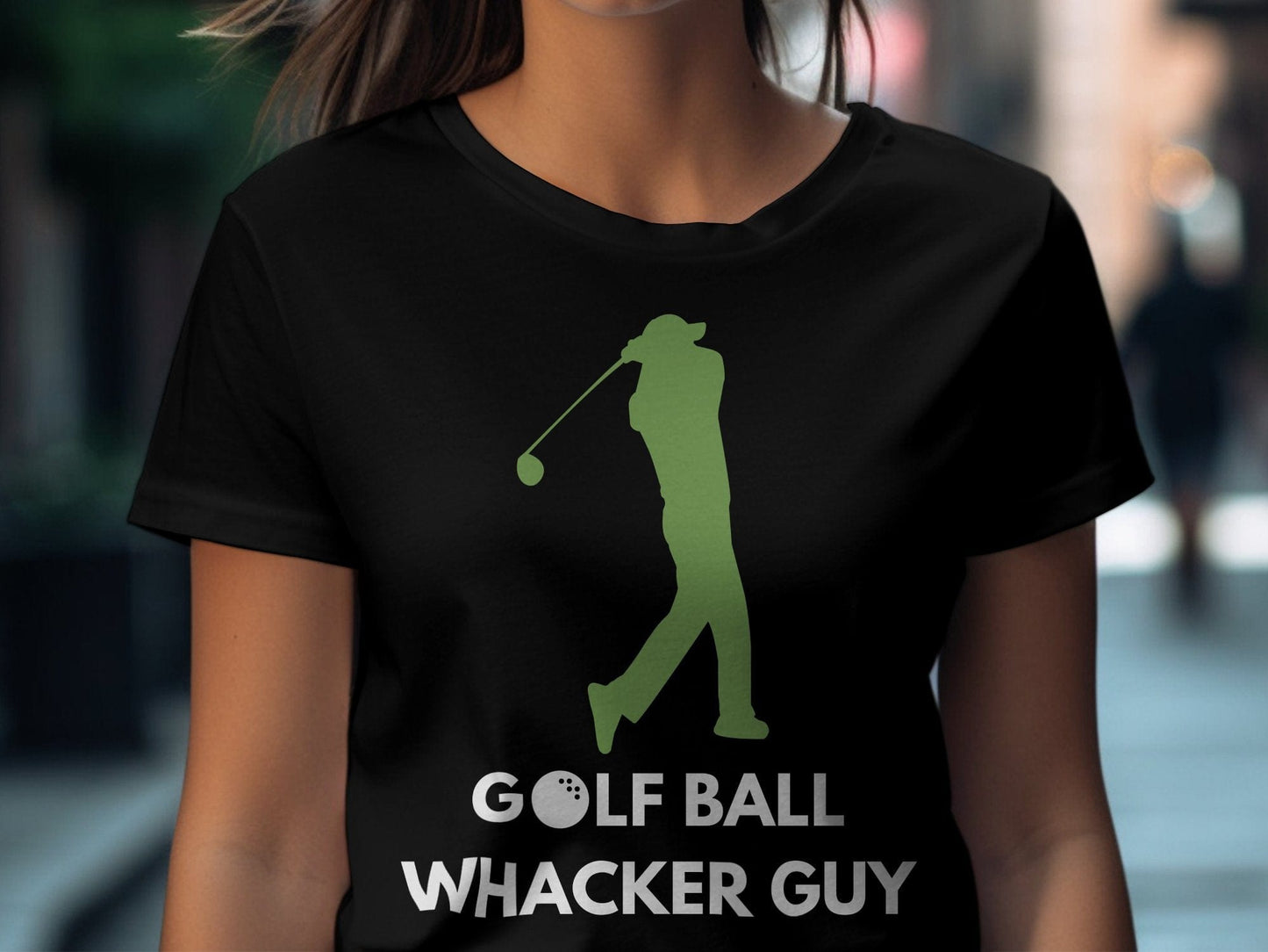 Funny Golfer Gifts  TShirt Golf Ball Whacker Guy Golf T-Shirt