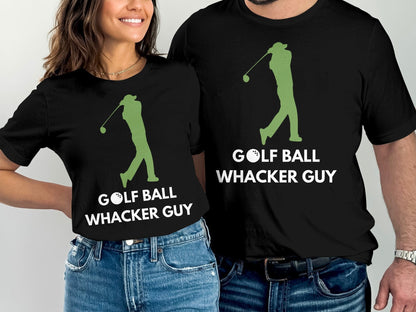 Funny Golfer Gifts  TShirt Golf Ball Whacker Guy Golf T-Shirt