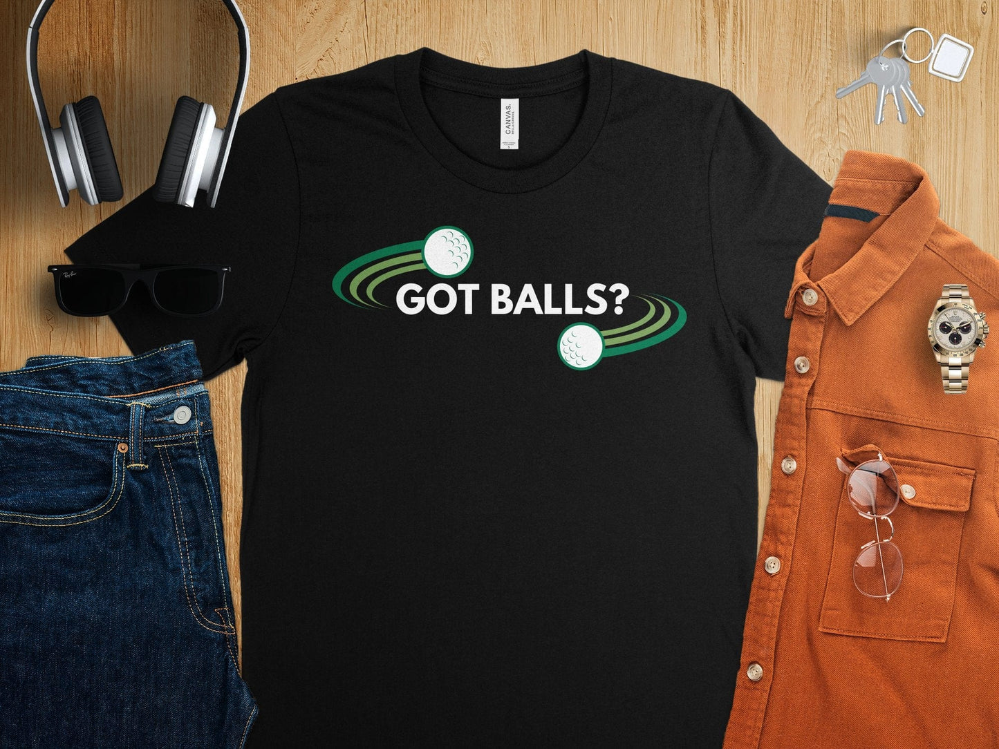 Funny Golfer Gifts  TShirt Got Balls Golf T-Shirt