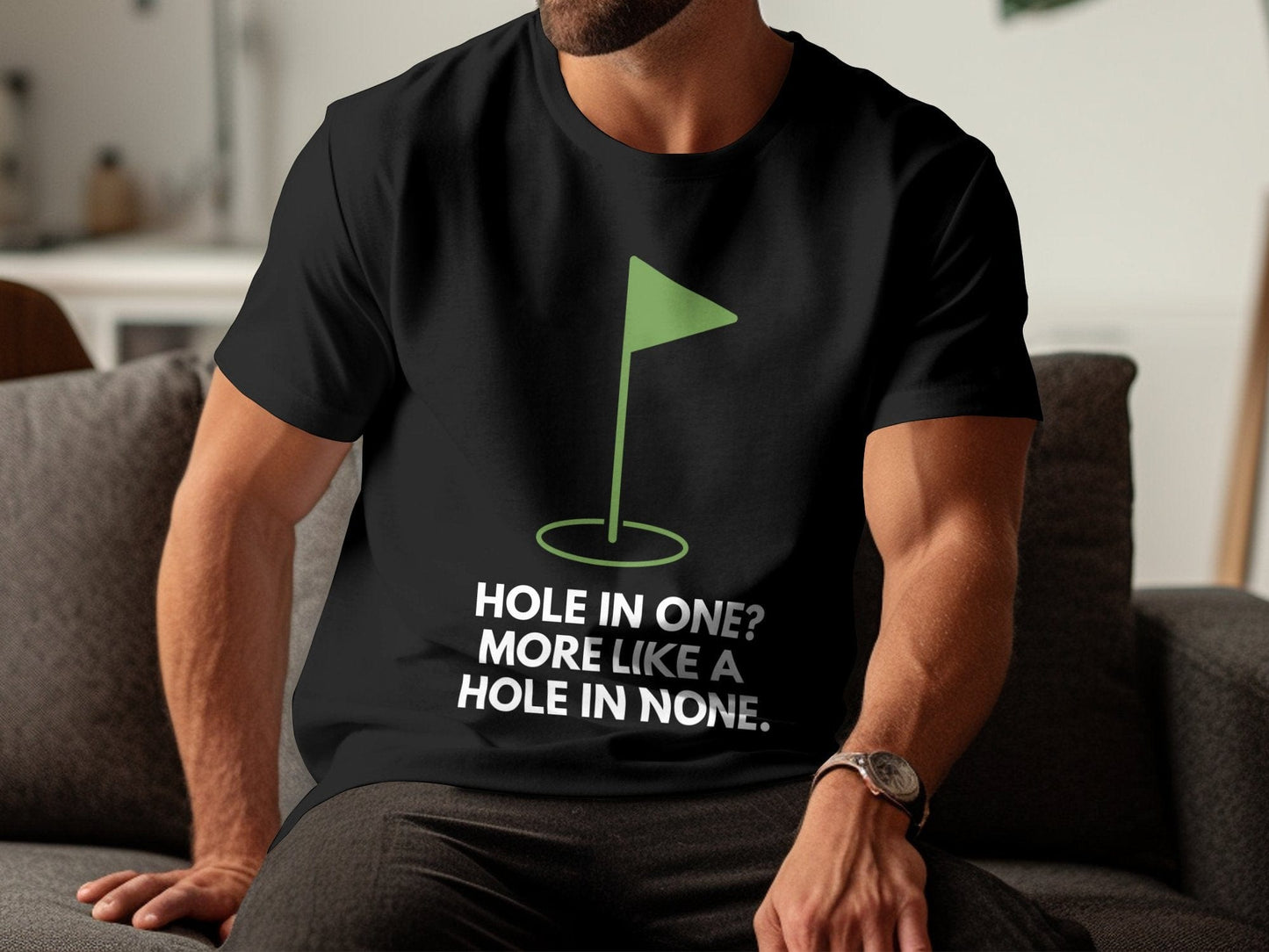 Funny Golfer Gifts  TShirt Hole In One More Like A Hole In None Golf T-Shirt