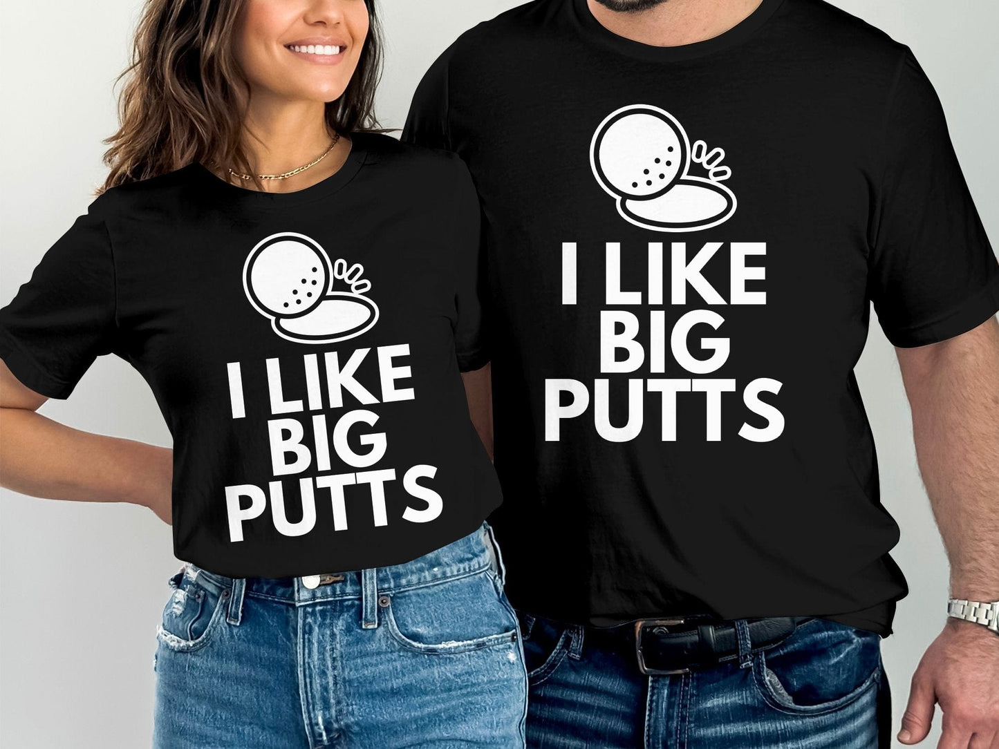 Funny Golfer Gifts  TShirt I Like Big Putts Golf T-Shirt