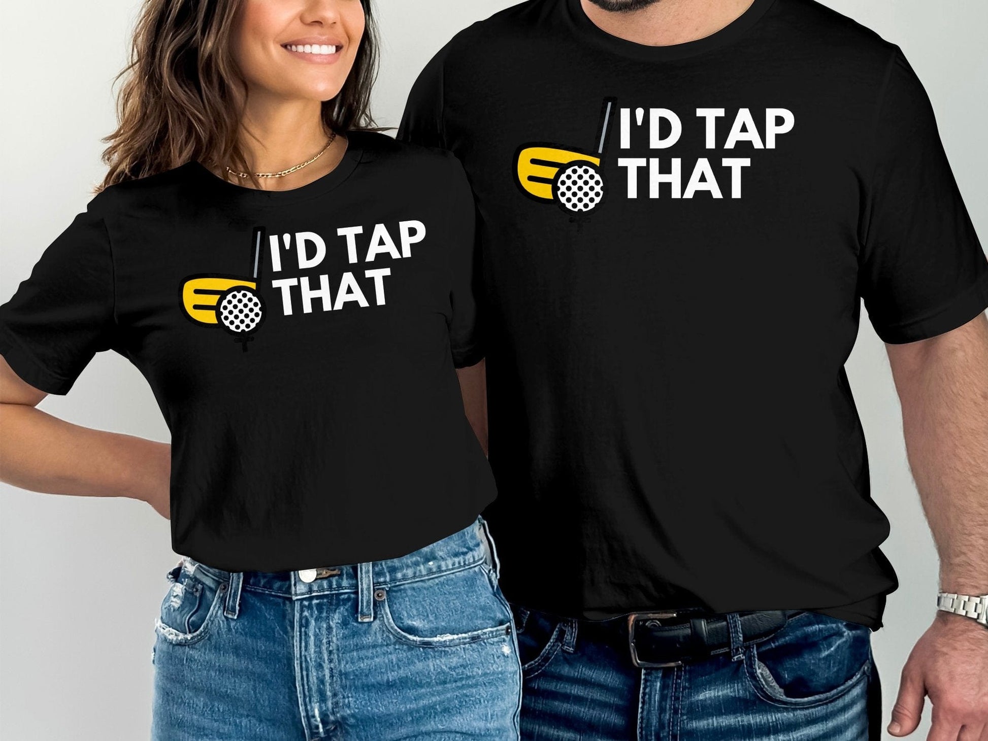 Funny Golfer Gifts  TShirt Id Tap That Golf Tshirt