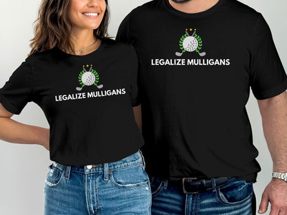 Funny Golfer Gifts  TShirt Legalize Mulligans Golf T-Shirt