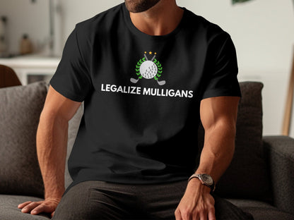 Funny Golfer Gifts  TShirt Legalize Mulligans Golf T-Shirt