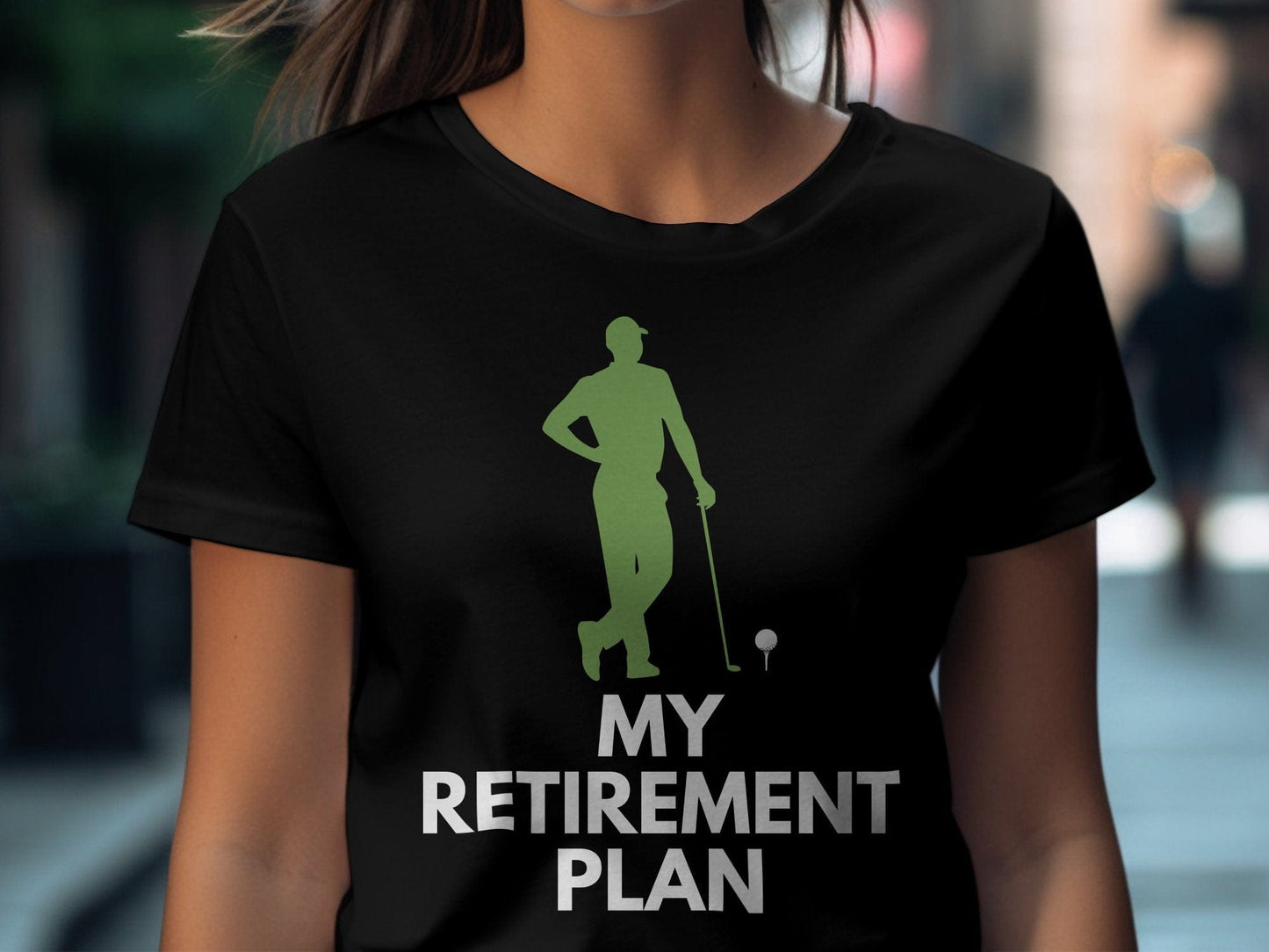 Funny Golfer Gifts  TShirt My Retirement Plan Golf T-Shirt
