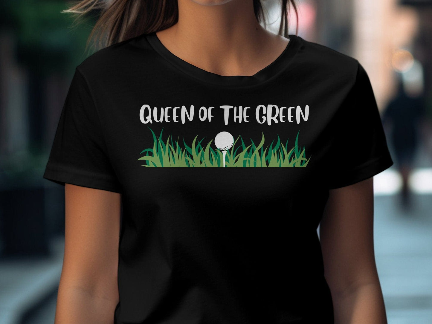 Funny Golfer Gifts  TShirt Queen of the Green Golf T-Shirt