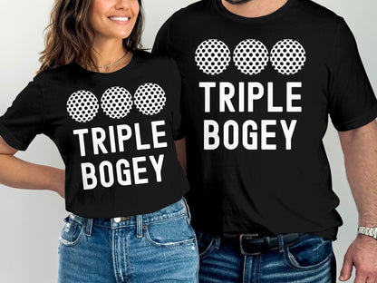 Funny Golfer Gifts  TShirt Triple Bogey Golf T-Shirt