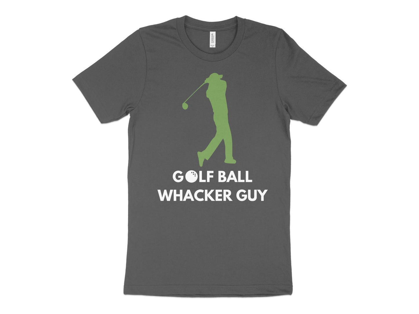 Funny Golfer Gifts  TShirt XS / Asphalt Golf Ball Whacker Guy Golf T-Shirt