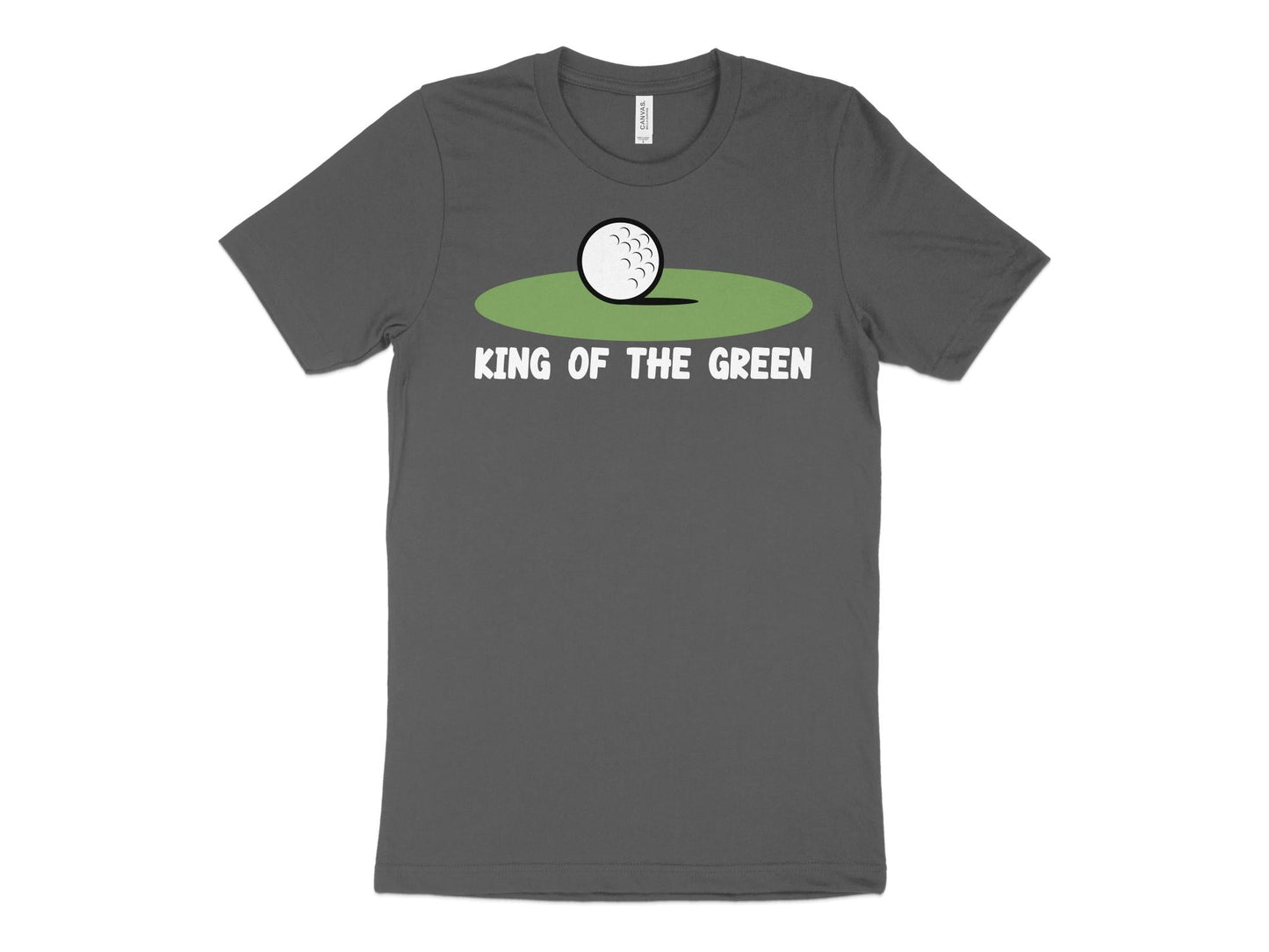 Funny Golfer Gifts  TShirt XS / Asphalt King of the Green Golf T-Shirt