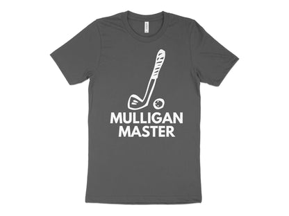 Funny Golfer Gifts  TShirt XS / Asphalt Mulligan Master Golf TShirts