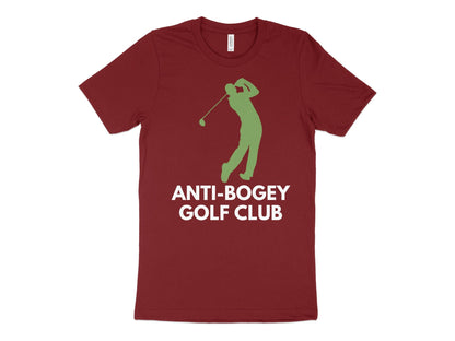 Funny Golfer Gifts  TShirt XS / Cardinal Anti-Bogey Golf Club Golf T-Shirt