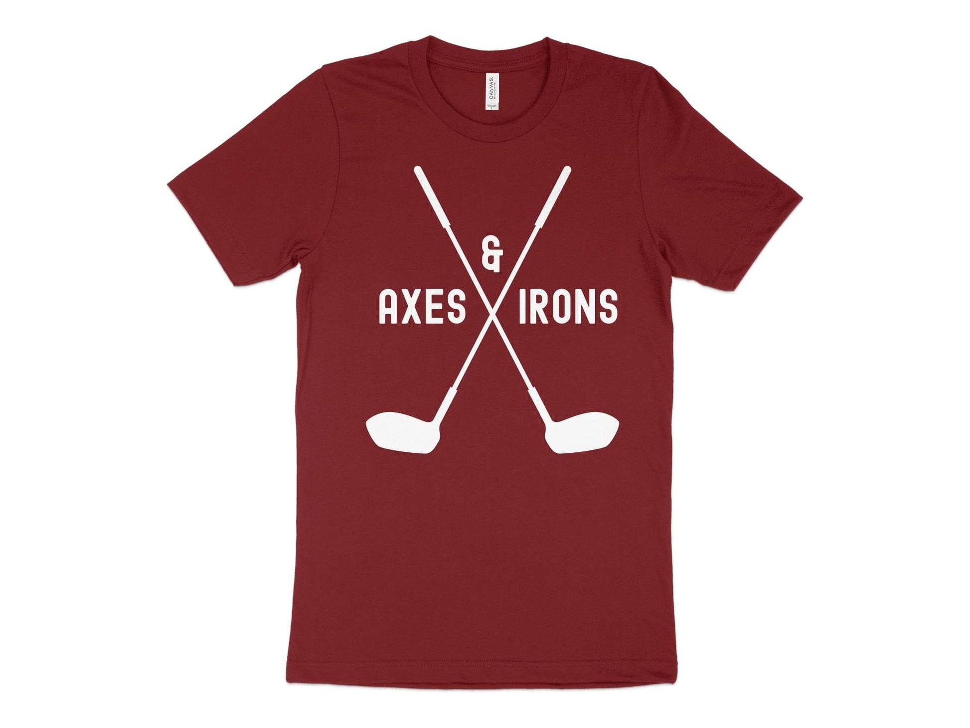 Funny Golfer Gifts  TShirt XS / Cardinal Axes and Irons Golf T-Shirt