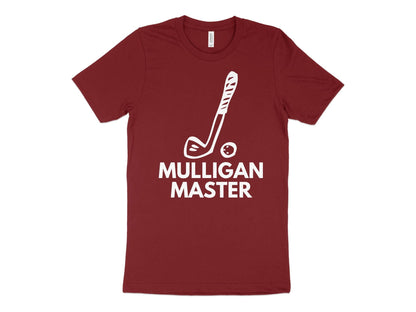 Funny Golfer Gifts  TShirt XS / Cardinal Mulligan Master Golf TShirts