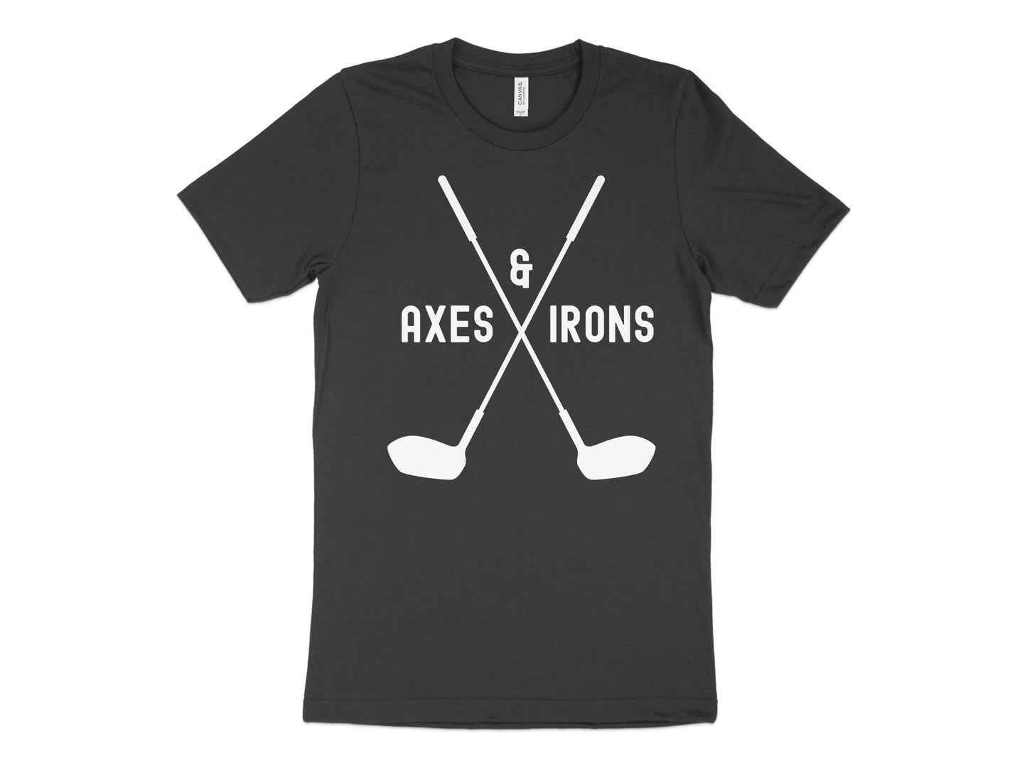 Funny Golfer Gifts  TShirt XS / Dark Grey Heather Axes and Irons Golf T-Shirt
