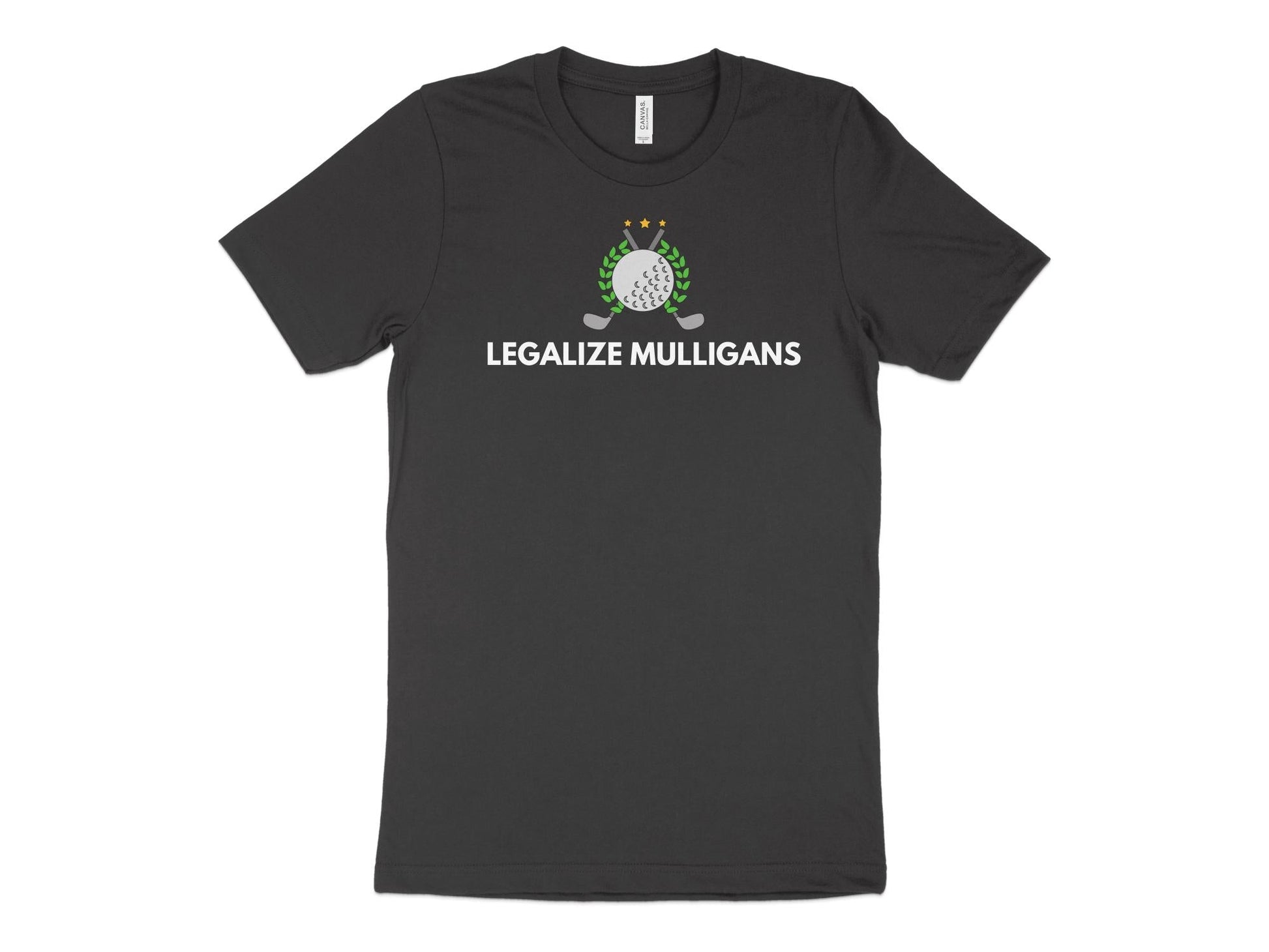 Funny Golfer Gifts  TShirt XS / Dark Grey Heather Legalize Mulligans Golf T-Shirt