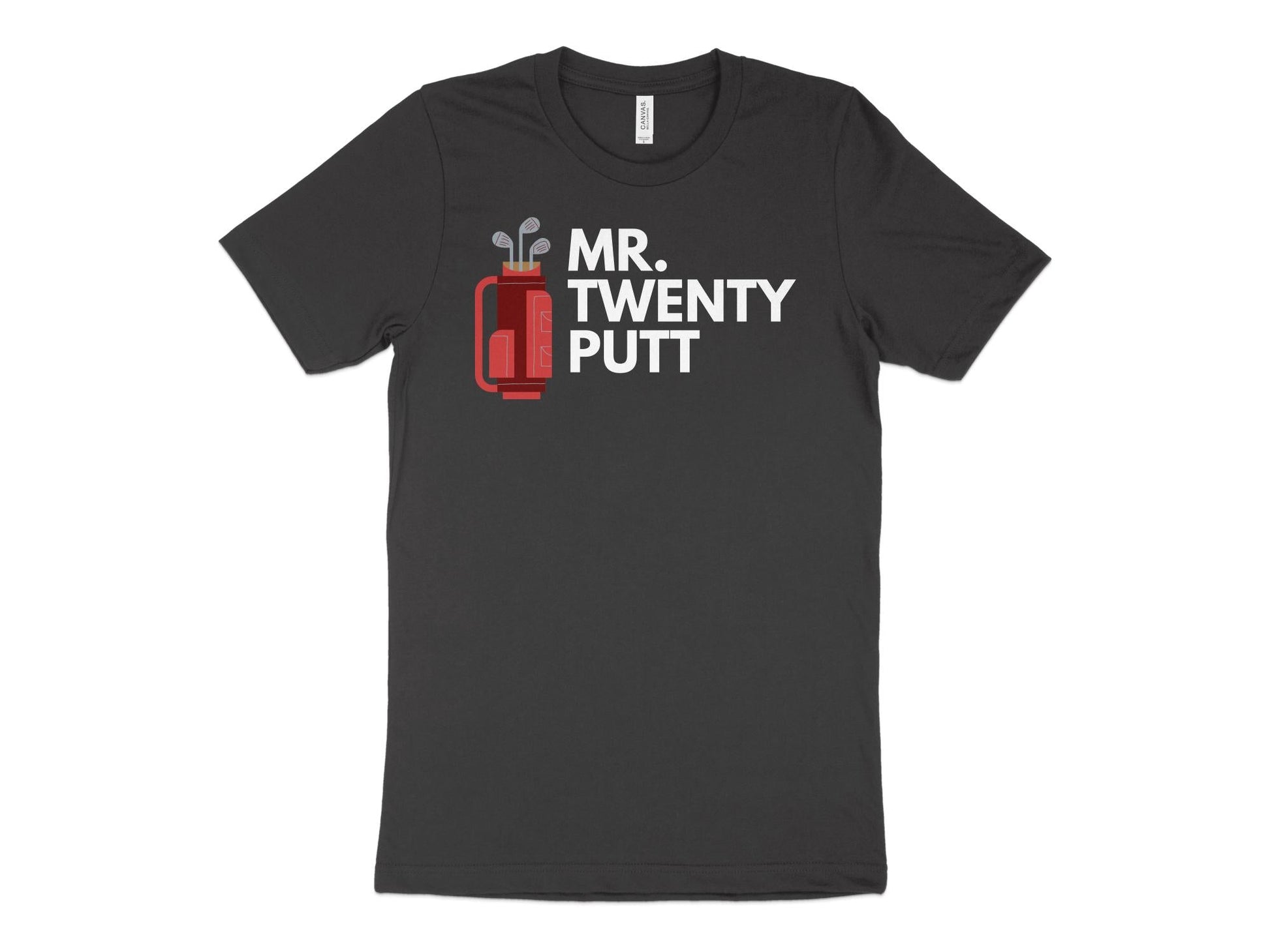 Funny Golfer Gifts  TShirt XS / Dark Grey Heather Mr Twenty Putt Golf T-Shirt