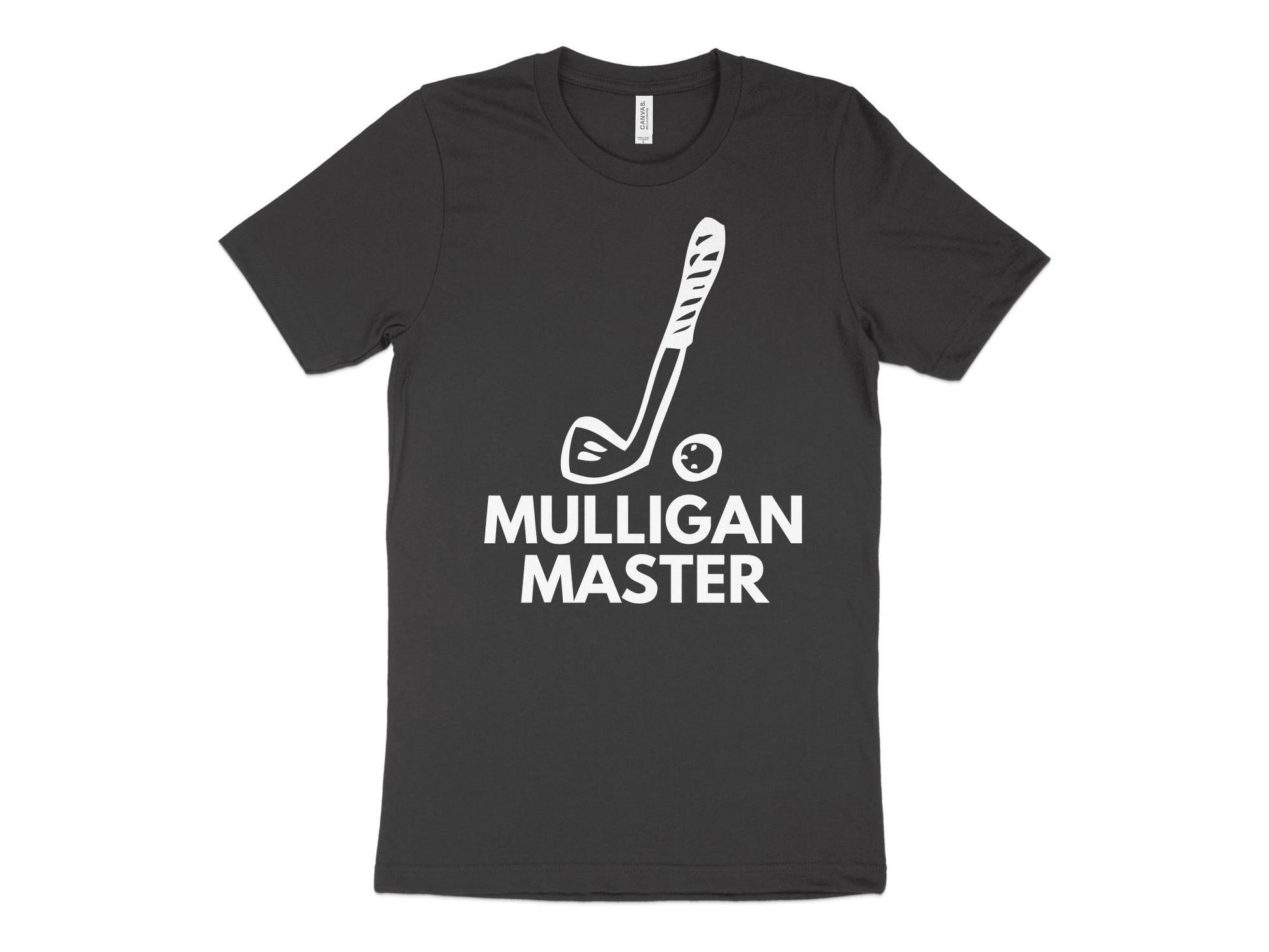 Funny Golfer Gifts  TShirt XS / Dark Grey Heather Mulligan Master Golf TShirts