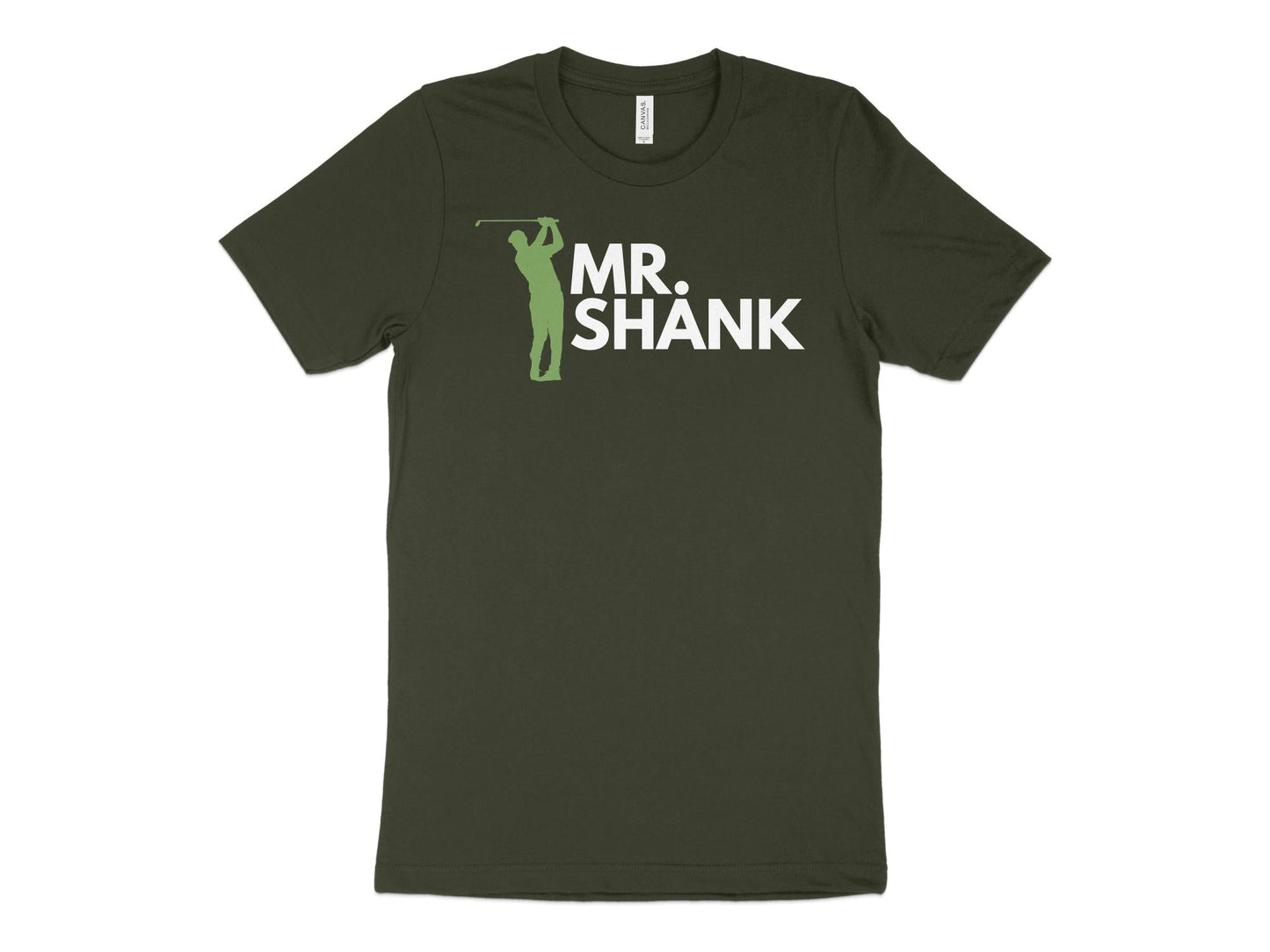 Funny Golfer Gifts  TShirt XS / Dark Olive Mr Shank Golf T-Shirt
