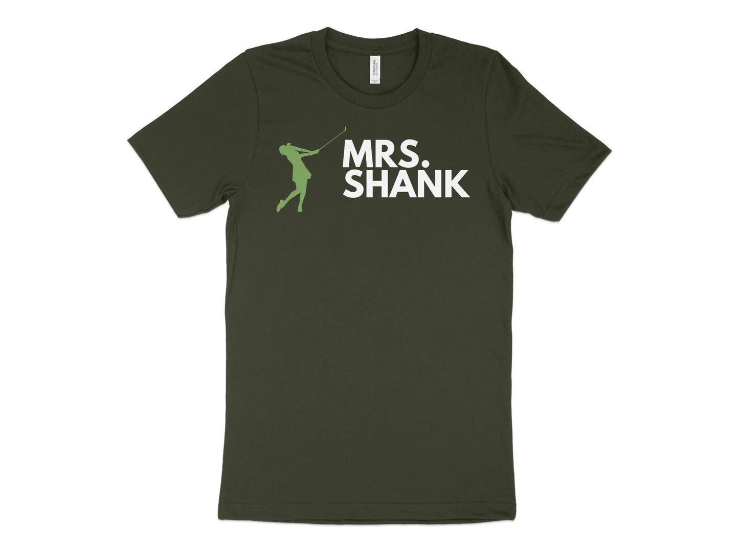 Funny Golfer Gifts  TShirt XS / Dark Olive Mrs Shank Golf T-Shirt