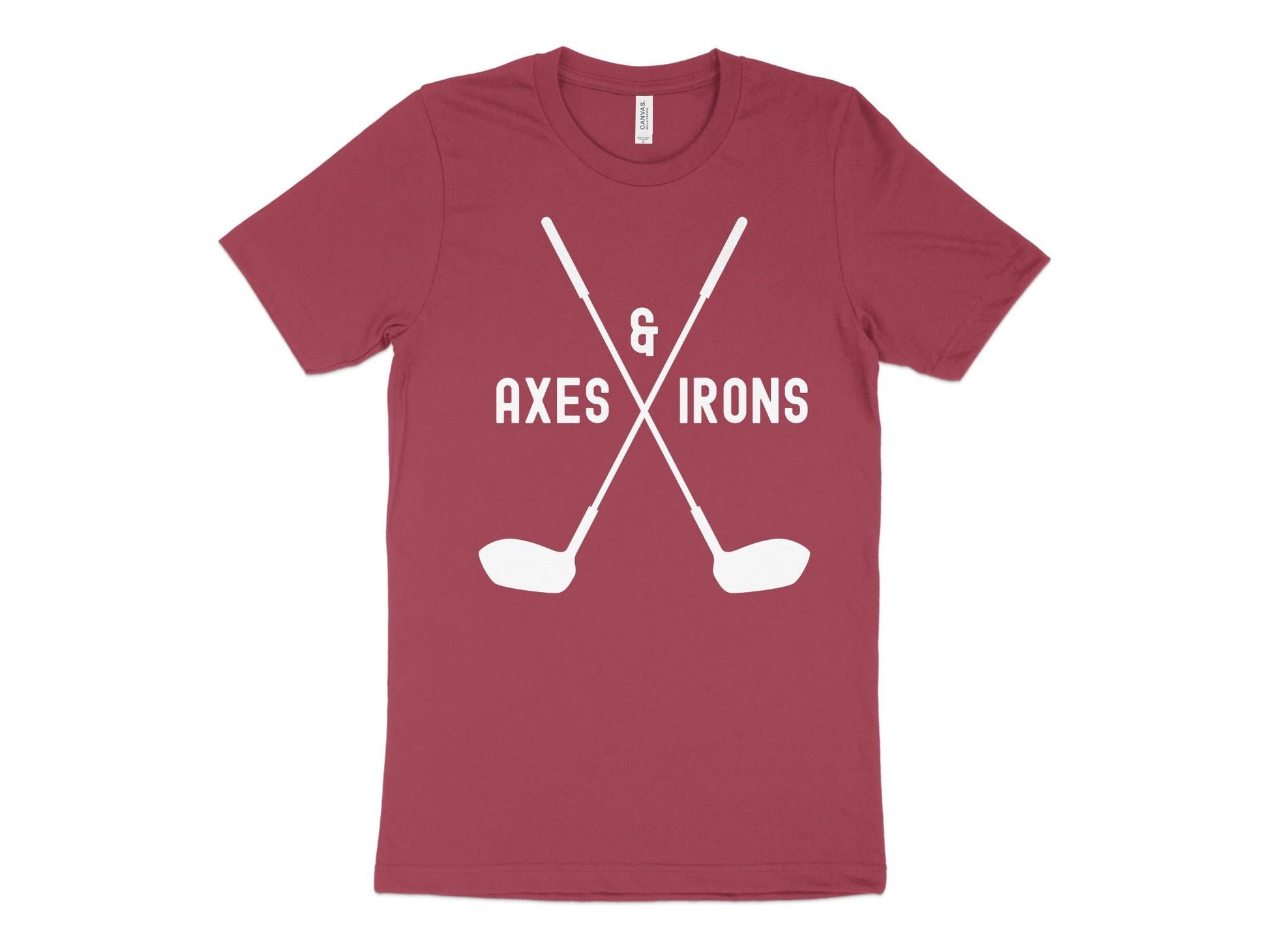 Funny Golfer Gifts  TShirt XS / Heather Raspberry Axes and Irons Golf T-Shirt
