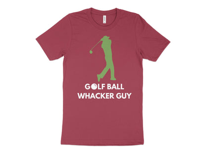 Funny Golfer Gifts  TShirt XS / Heather Raspberry Golf Ball Whacker Guy Golf T-Shirt