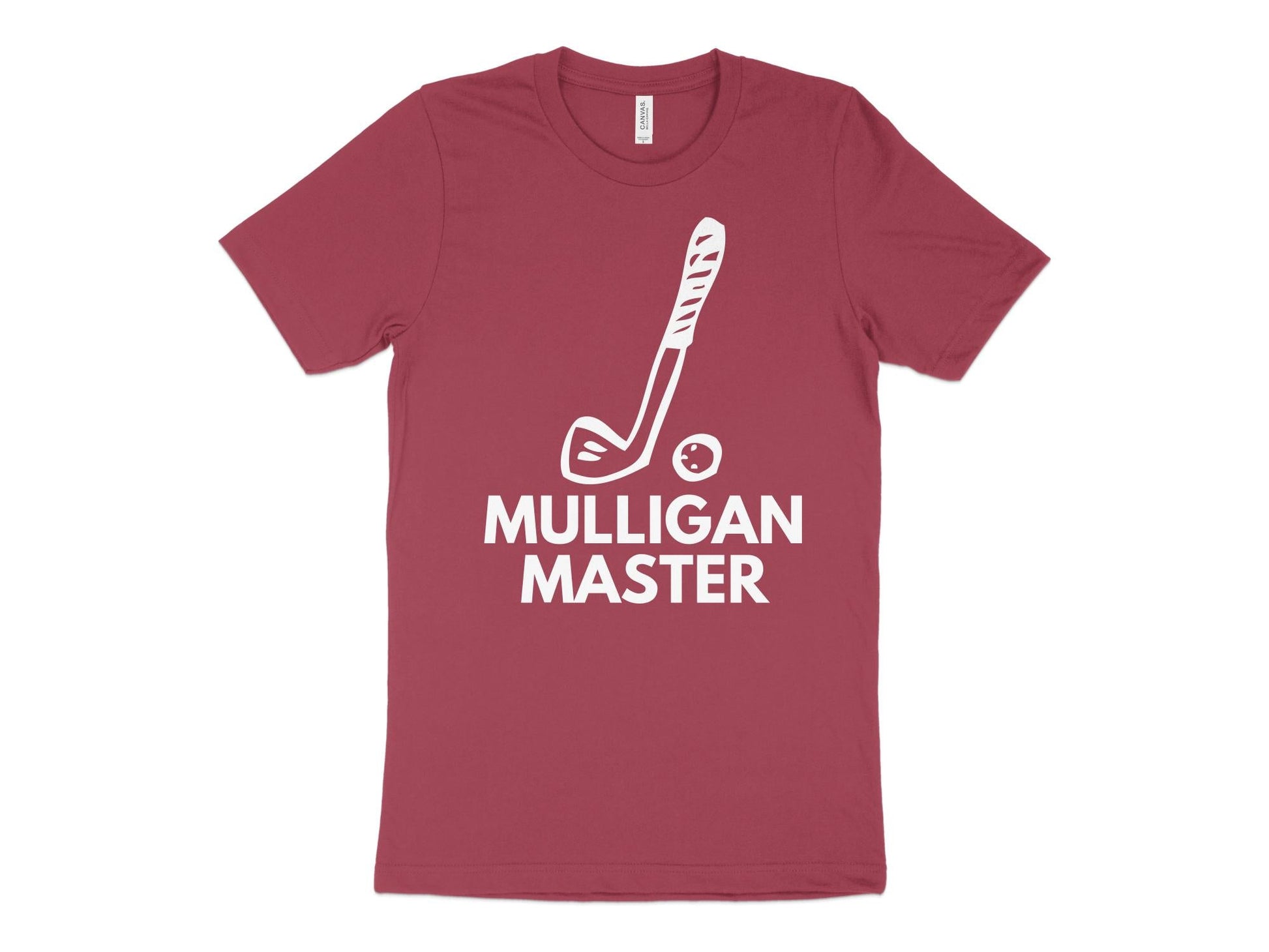 Funny Golfer Gifts  TShirt XS / Heather Raspberry Mulligan Master Golf TShirts