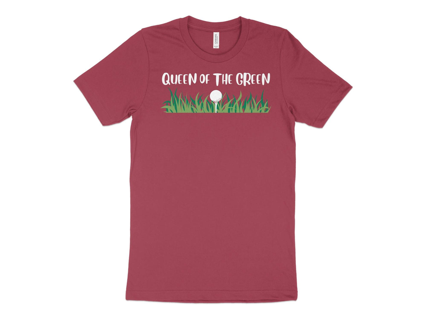 Funny Golfer Gifts  TShirt XS / Heather Raspberry Queen of the Green Golf T-Shirt