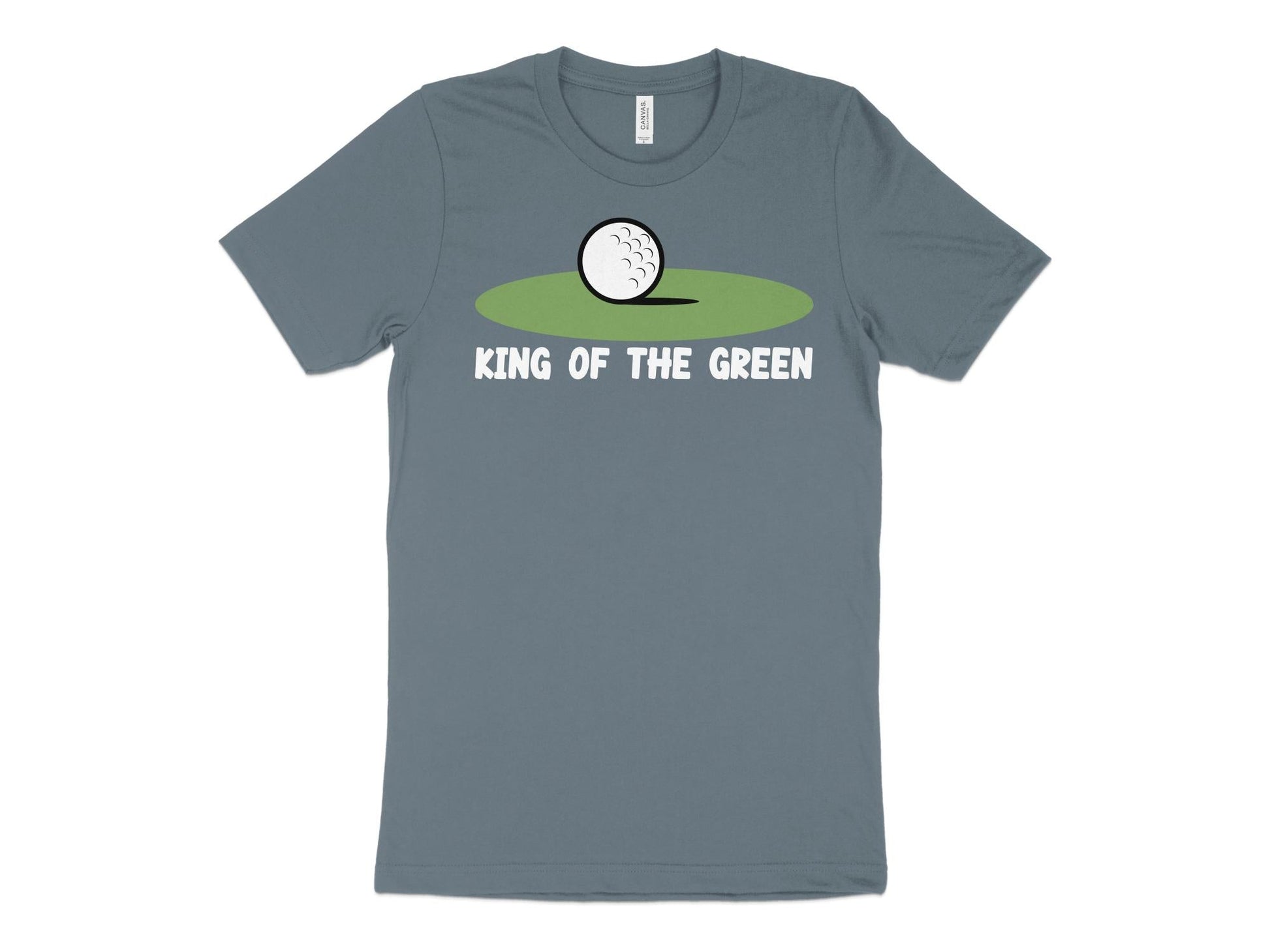 Funny Golfer Gifts  TShirt XS / Heather Slate King of the Green Golf T-Shirt