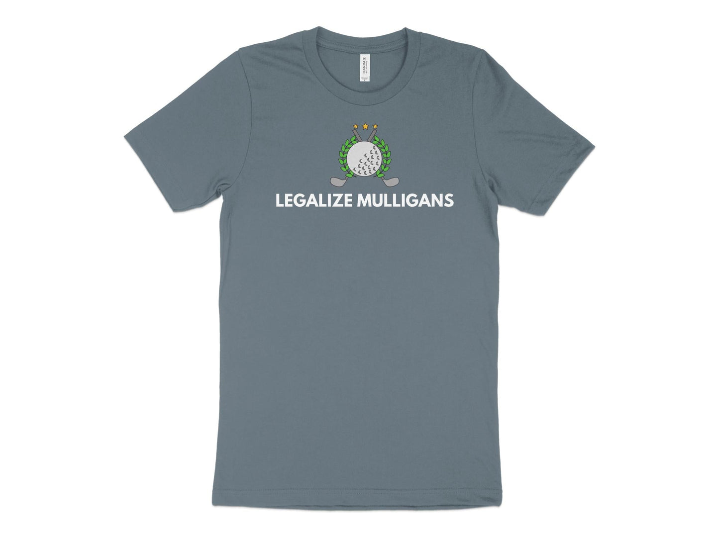 Funny Golfer Gifts  TShirt XS / Heather Slate Legalize Mulligans Golf T-Shirt