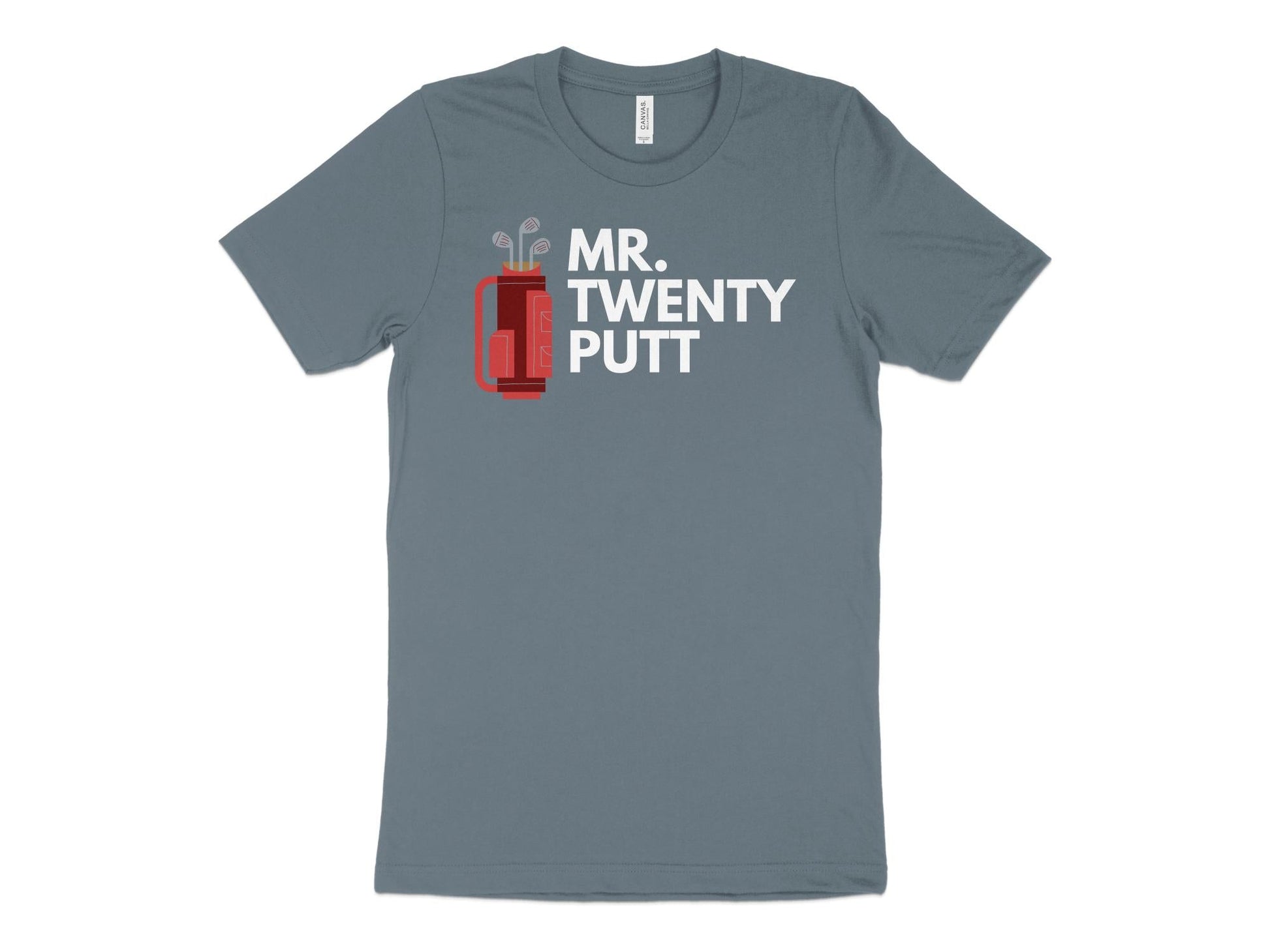 Funny Golfer Gifts  TShirt XS / Heather Slate Mr Twenty Putt Golf T-Shirt
