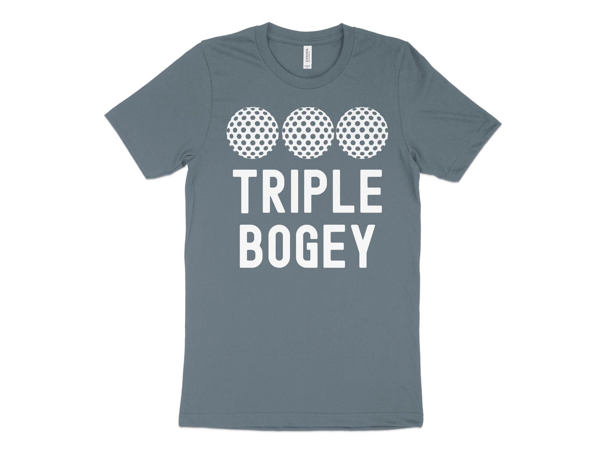 Funny Golfer Gifts  TShirt XS / Heather Slate Triple Bogey Golf T-Shirt