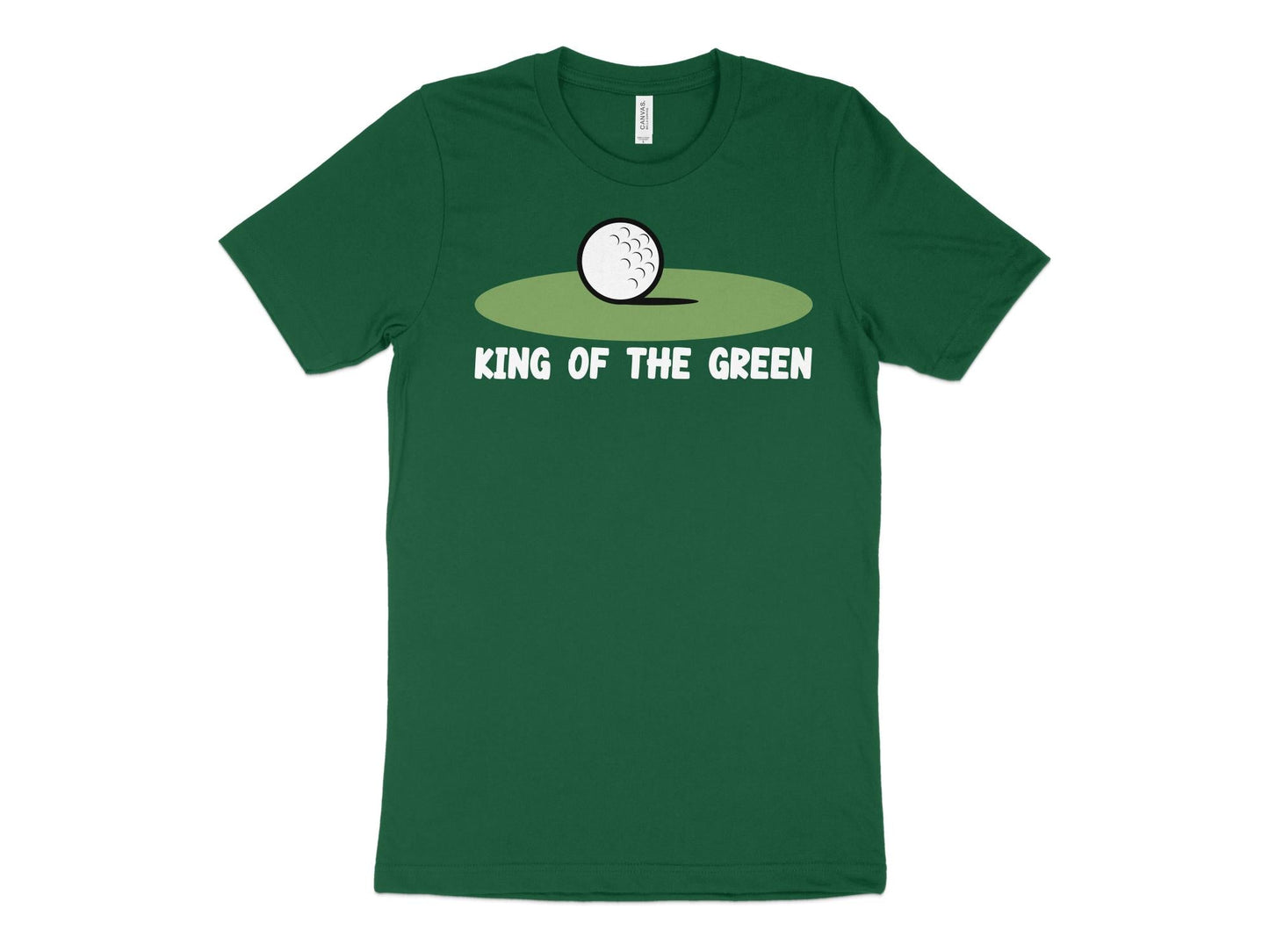 Funny Golfer Gifts  TShirt XS / Kelly King of the Green Golf T-Shirt