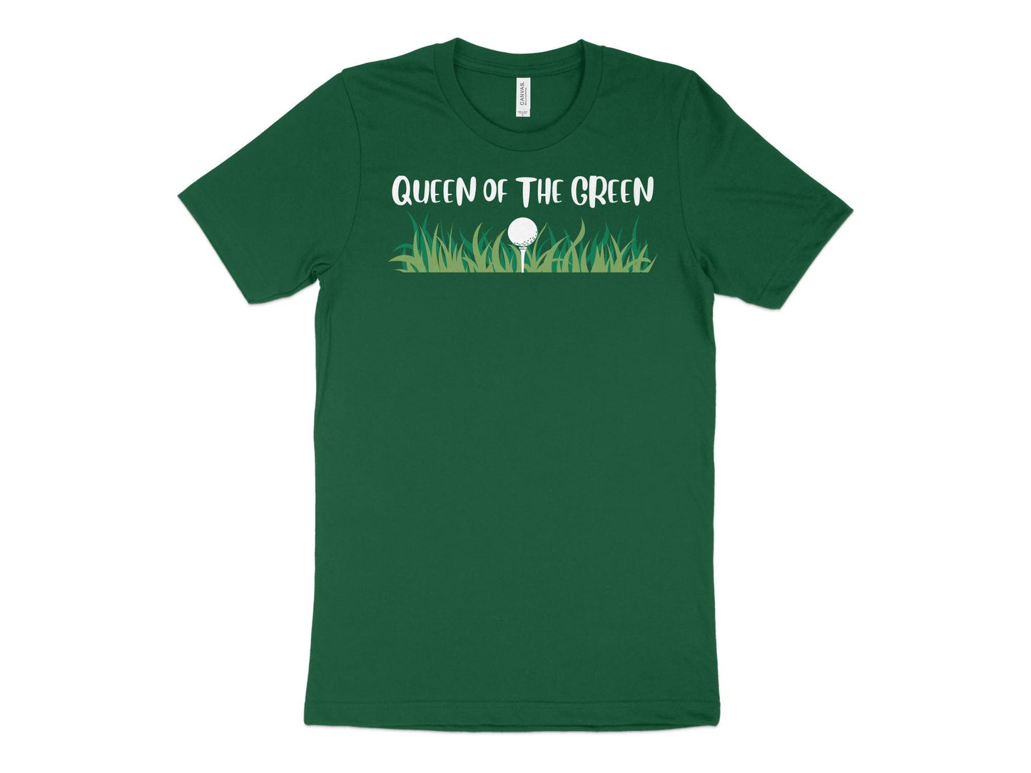 Funny Golfer Gifts  TShirt XS / Kelly Queen of the Green Golf T-Shirt