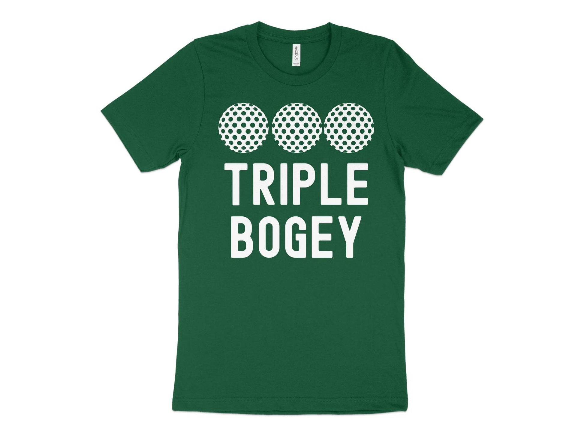 Funny Golfer Gifts  TShirt XS / Kelly Triple Bogey Golf T-Shirt