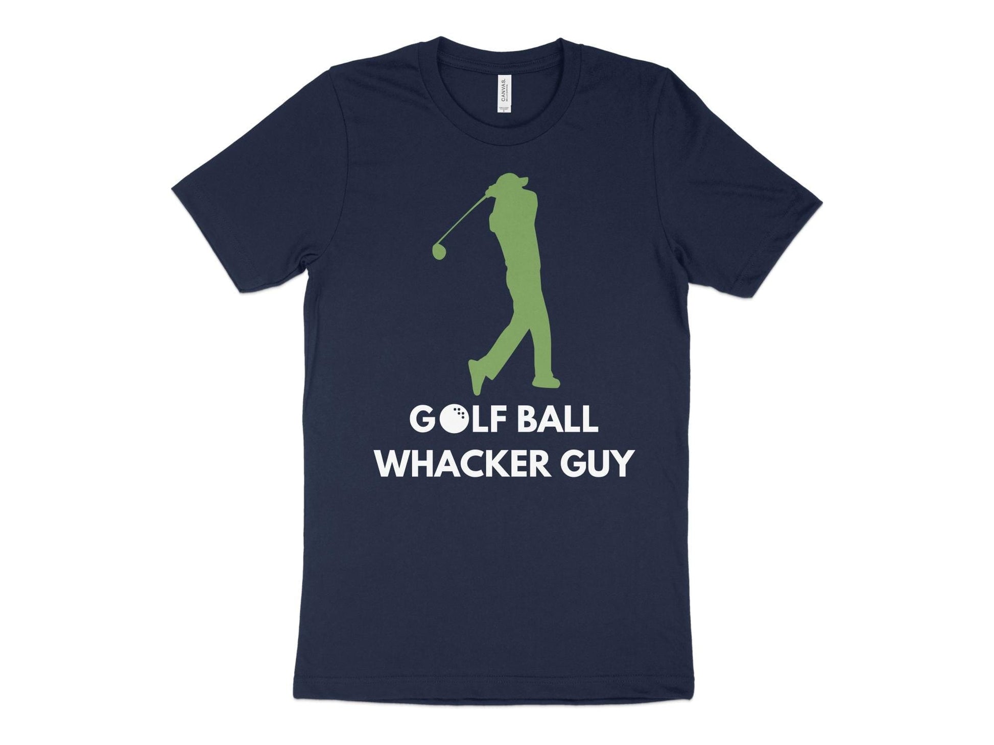 Funny Golfer Gifts  TShirt XS / Navy Golf Ball Whacker Guy Golf T-Shirt