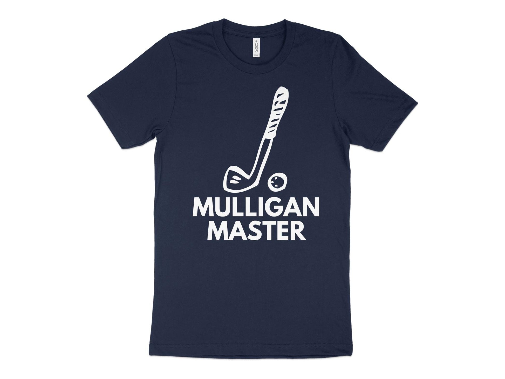 Funny Golfer Gifts  TShirt XS / Navy Mulligan Master Golf TShirts