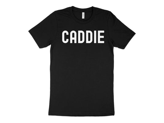 Funny Golfer Gifts  TShirt XS / Solid Black Blend Caddie Golf T-Shirt