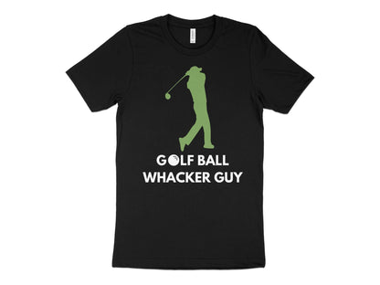 Funny Golfer Gifts  TShirt XS / Solid Black Blend Golf Ball Whacker Guy Golf T-Shirt