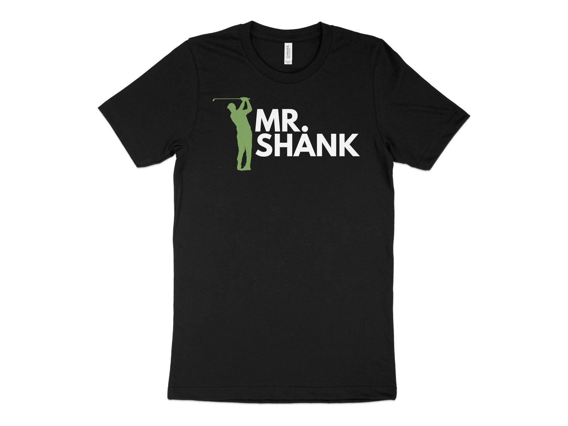 Funny Golfer Gifts  TShirt XS / Solid Black Blend Mr Shank Golf T-Shirt
