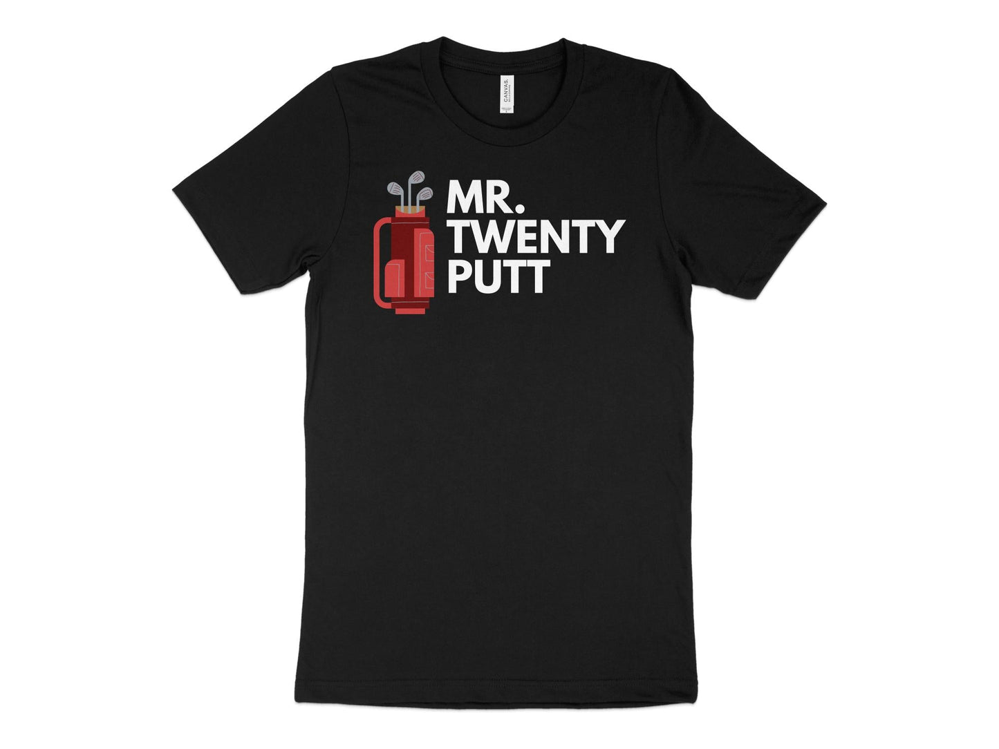 Funny Golfer Gifts  TShirt XS / Solid Black Blend Mr Twenty Putt Golf T-Shirt