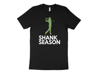 Funny Golfer Gifts  TShirt XS / Solid Black Blend Shank Season Golf T-Shirt
